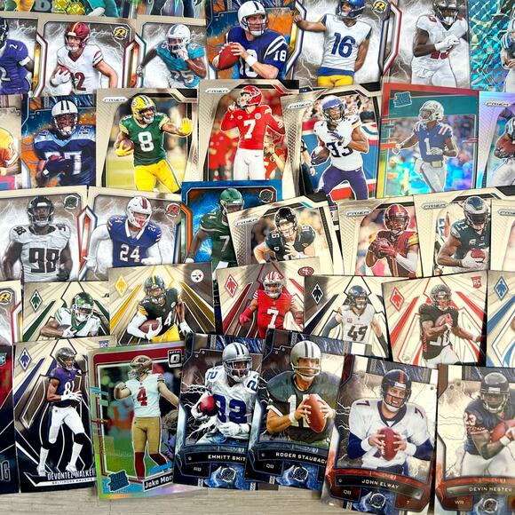 Mixed TOPPS and PANINI Chrome Holo NFL Football Players Sports Cards Lot 100+ - Picture 11 of 12